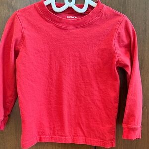 Carter's Vibrant Red Long Sleeve Tee